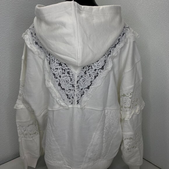 NEW FREE PEOPLE Women’s Studio Tunic Hoodie – Ivory – Size M - Picture 1 of 9